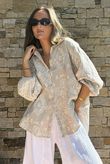 Hush Pillow Cotton Bandana B Boyfriend Shirt Calico